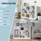White Cube Bookcase Three Tier Freestanding Organizer