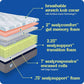 Comfortable Hybrid King Mattress with Gel Memory Foam
