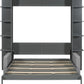 Murphy Bed Queen Size Grey Upholstery Sofa-4