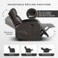 Espresso Manual Reclining Loveseat For Living Room
