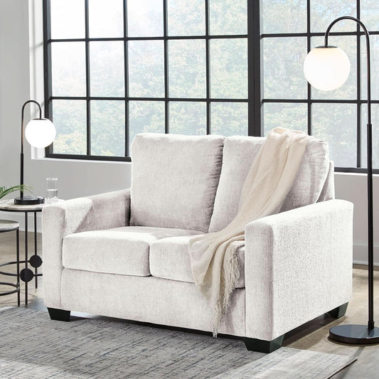 Twin White Premium Ultra Vision Memory Foam Sofa Sleeper