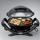 Weber Q1400 Electric Grill Charcoal Gray Slate Portable