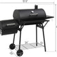 Barbecue Charcoal Grill Offset Smoker Industrial Wheels