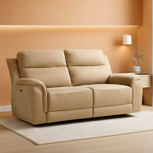 Beige Sand UltraVersatile Power Reclining Sofa USB
