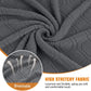 Midnight Charcoal 3 Piece Recliner Slipcover Stretch