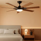 52 Inches Ceiling Fan Ultraquiet Reversible Lights