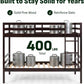 Solid Wood Black Twin Bunk Bed Under Bed Storage Guardrails