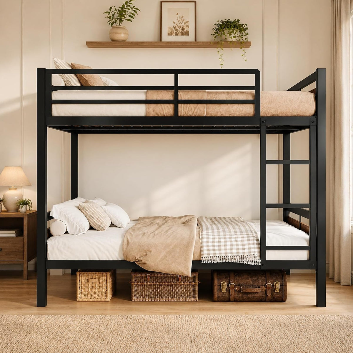 Full Over Full Industrial Grade Bunk Bed Ladder System