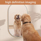 Oval Bathroom Mirror 20x28 Inches Distinctive Silver