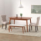 Velvet Wingback Dining Chairs Set Of 4 Beige Tufted