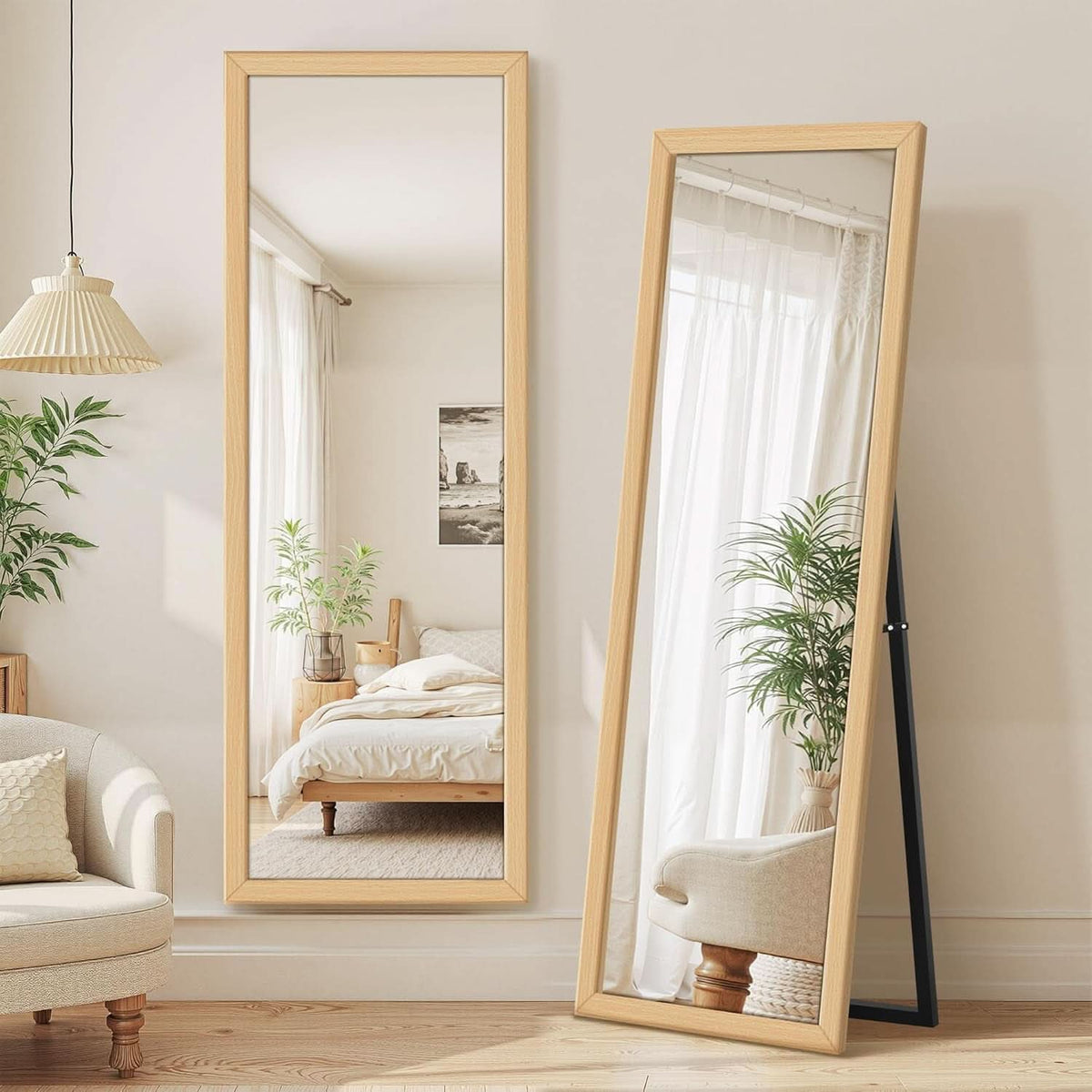 56x20 Handcrafted Standing Full Length Floor Mirror