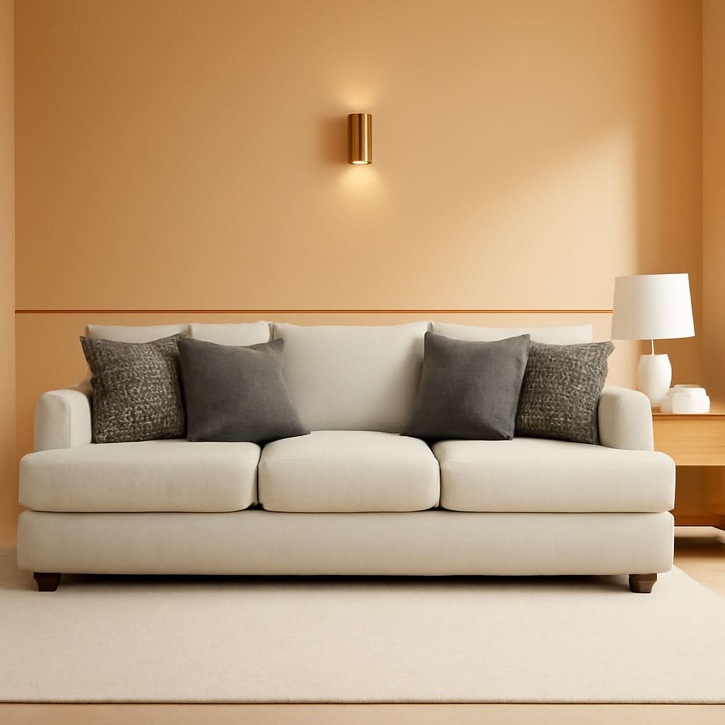 Soletren Premium Chenille Queen Sofa Sleeper White-0