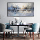 Blue Gray GalleryStandard Canvas Framed WallArt 20x40