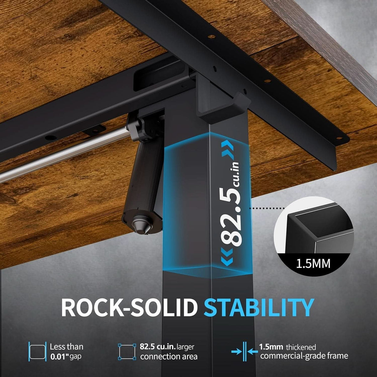 Height Adjustable Electric Standing Desk for Home Office-2