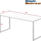 Mission Style 48 Inch White Computer Desk Home Office