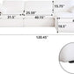 Modern L Shape Cloud Sofa Comfortable Convertible Sectional Couch