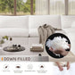 Oversize Modular Sectional Sofa with Chaise and Cushions