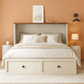 Queen Murphy Bed With Storage And Charging Station