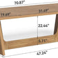 Spacious Wooden Executive Desk for Home Office Use