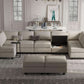 Stylish Modular Sectional Sofa with Reversible Chaise